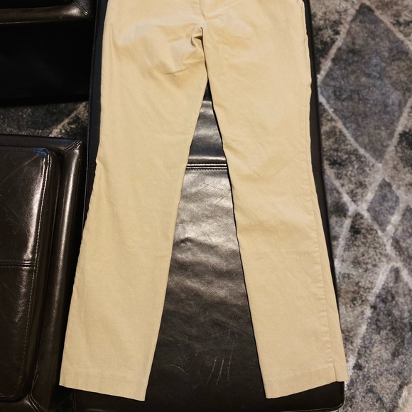 Joe B Beige Straight Leg Pants with Scrunched Top and Side Buttons - Picture 6 of 12